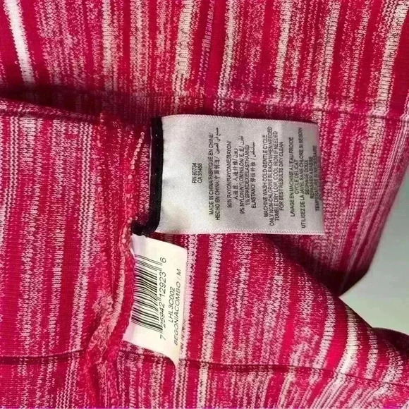 BCBGMAXAZRIA Bandage Power Skirt Medium Begonia Combo Pink White Y2K - Picture 4 of 4